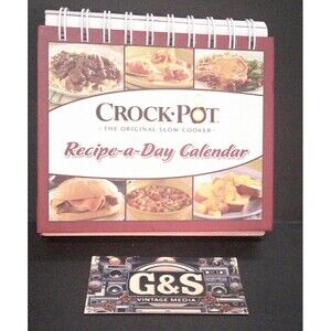 Crock Pot Recipe-A-Day Calendar Spiral Perpetual Cookbook 366 Recipes 2011